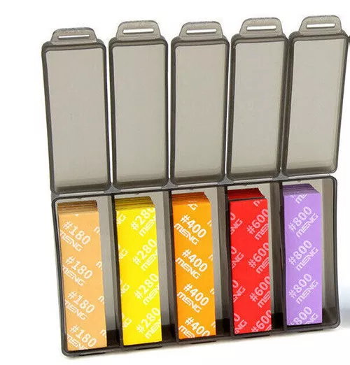 Meng SANDPAPER Flexible Fine Set - 30Pcs For Plastic Models
