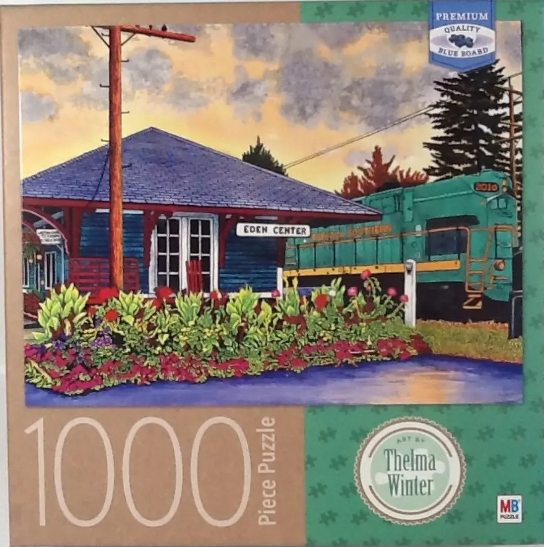 Milton Bradley 20095611 Thelma Winter "Train Station, Eden Central" (1000pc)