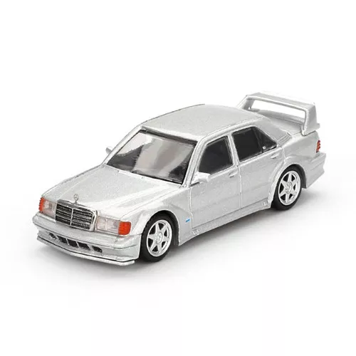 Mini GT 1/64 Mercedes-Benz 190E 2.5-16 Evolution II *SILVER* Die Cast Model