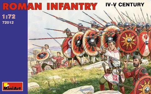 Miniart Models 72012 1/72 IV-V Century Roman Infantry (48)