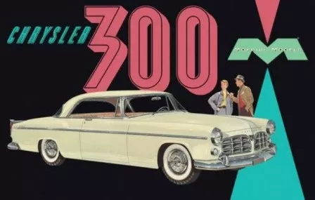 Moebius Models 1201 1/25 1955 Chrysler 300 Car