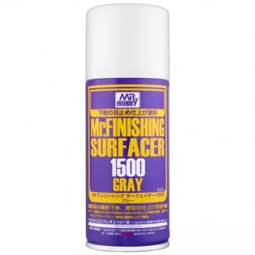 Mr Hobby (Gunze) B527 Mr Finishing Surfacer 1500 Grey Spray 170ml