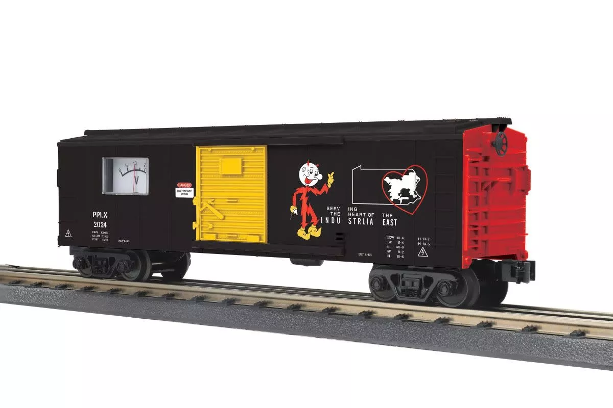 MTH 3071186 O PP&L Boxcar w/ Power Meter
