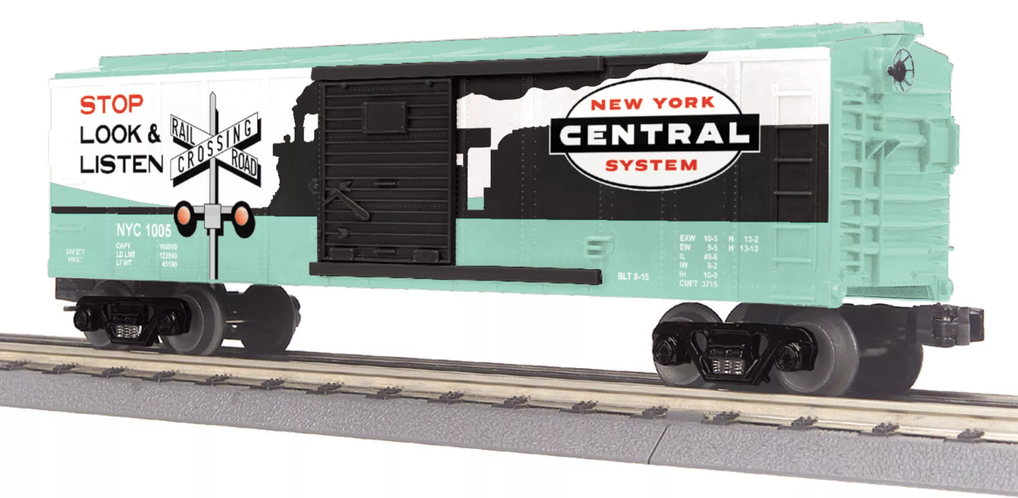 MTH 3074827 O NYC Boxcar w/Blinking LEDs
