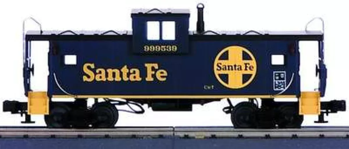 MTH Premier 20-91010 Santa Fe Extended Vision Caboose O Scale Like New