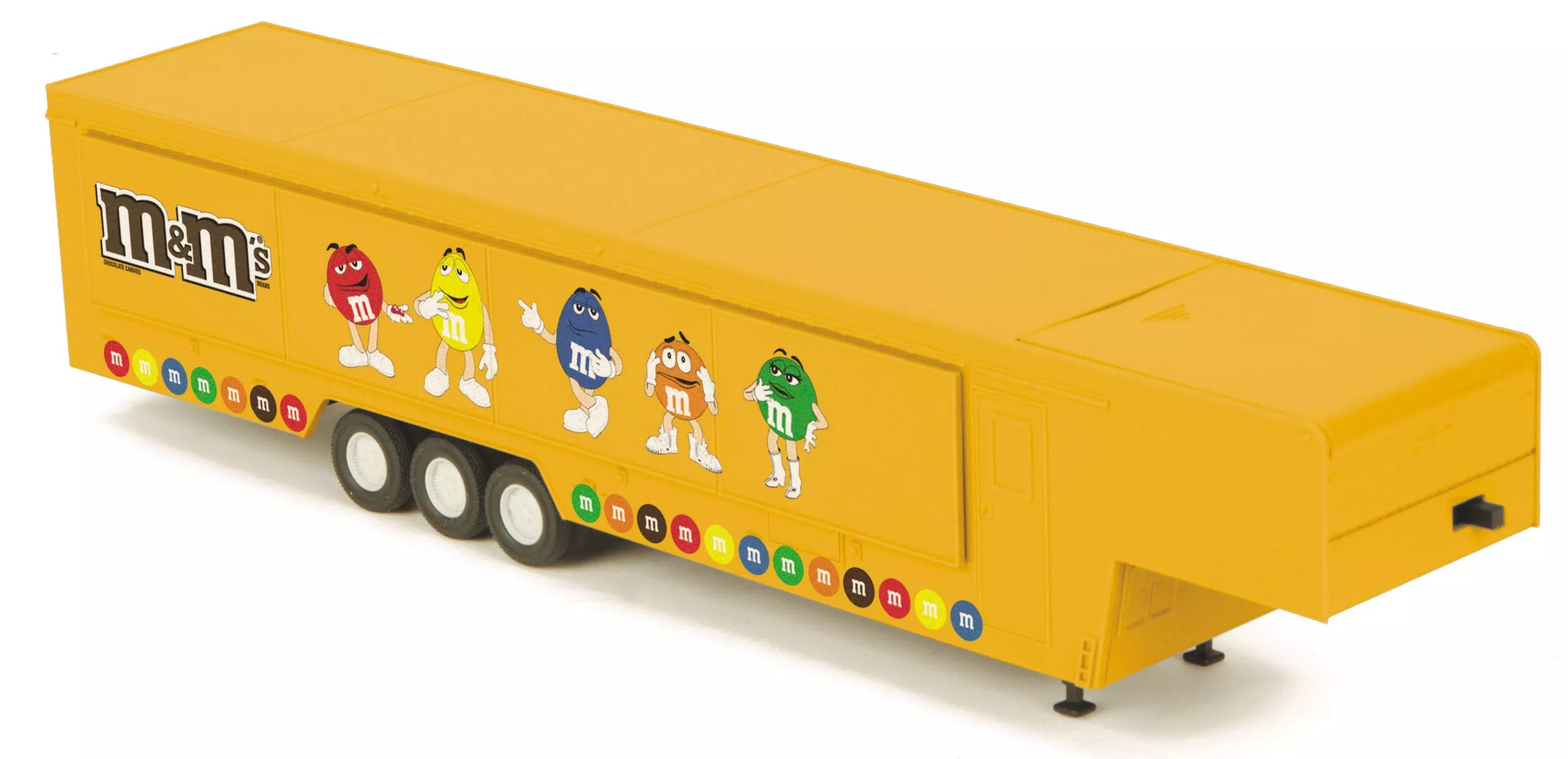 MTH Railking 30-50049 MARS – M&Ms Vendor Trailer #M&Ms. O SCALE NEW