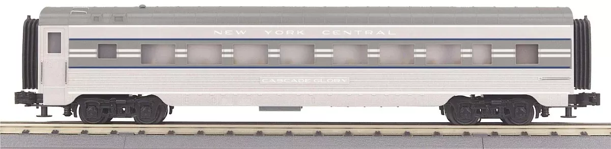 MTH Railking 30-6785 New York Central 60′ Streamlined ABS Coach Car in Cascade Glory O Scale Like New