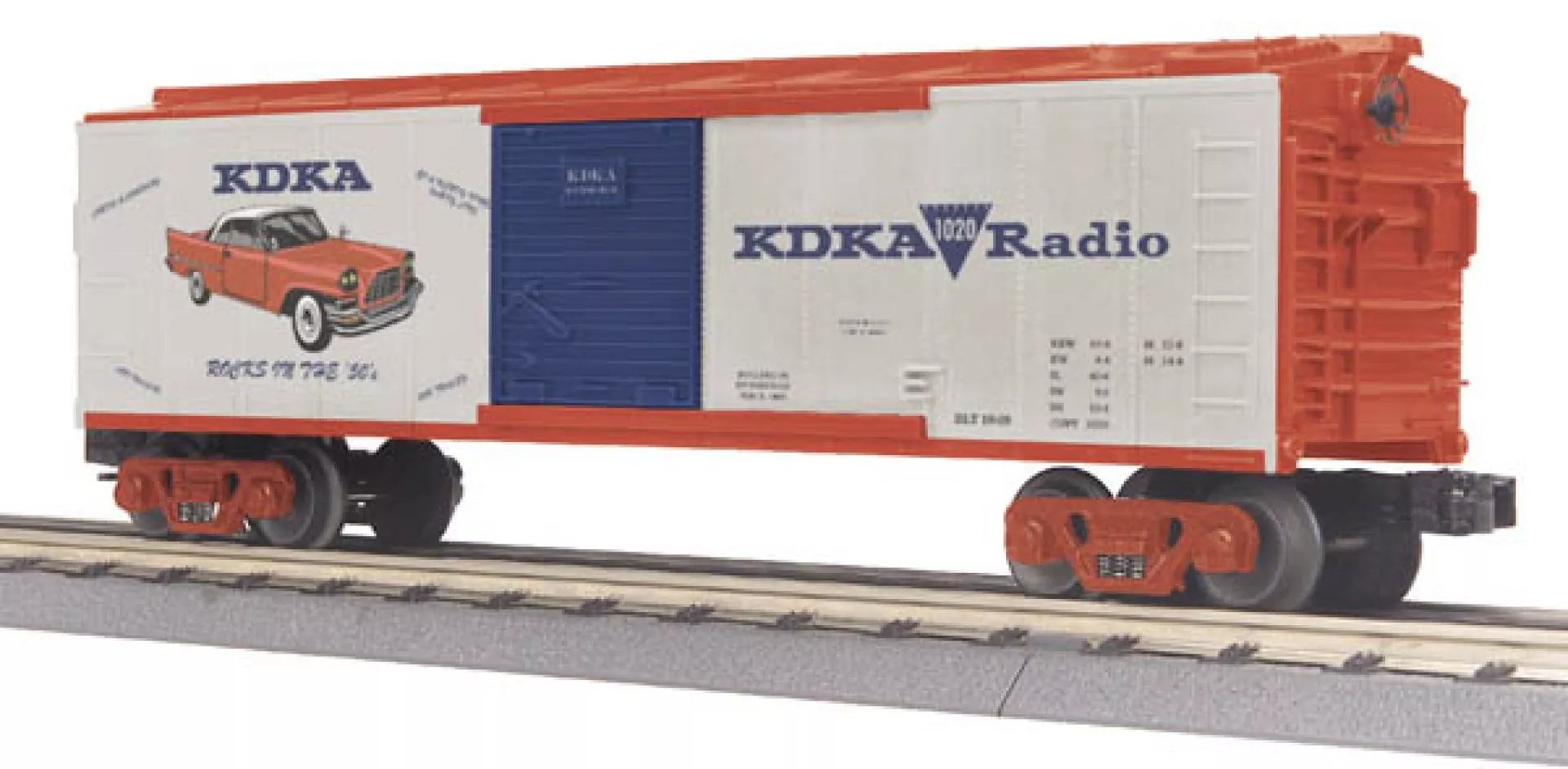 MTH Railking 30-74350 KDKA Radio (1950’S) O SCALE . Like New
