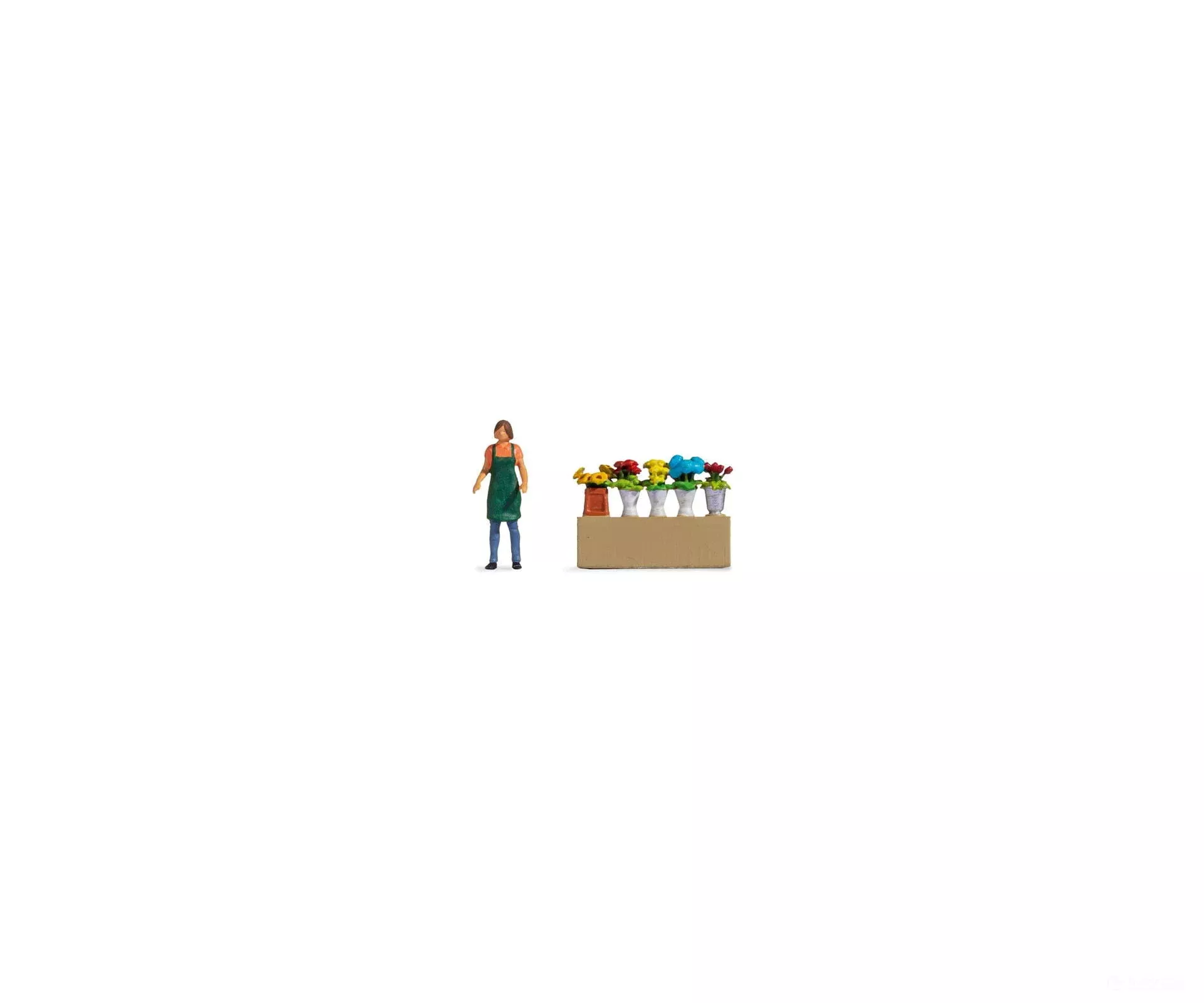 Noch 16502 HO Tiny Scenes 'Flower Stall'