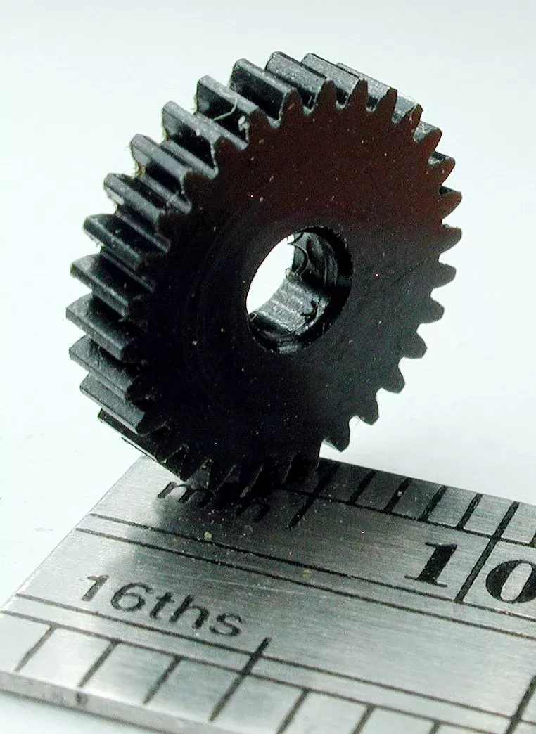 Northwest Short Line 12730-6 Worm Gear – Delrin(R) 3.00mm Bore (.118″) — 30 Teeth, 0.444 Outside Diameter, All Scales