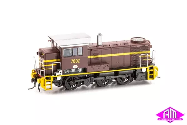 NSWGR 70 Class Locomotive Indian Red Yellow Lining 7002