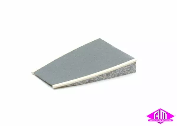Peco – ST-297 – Platform – Ramps – Stone (HO Scale)