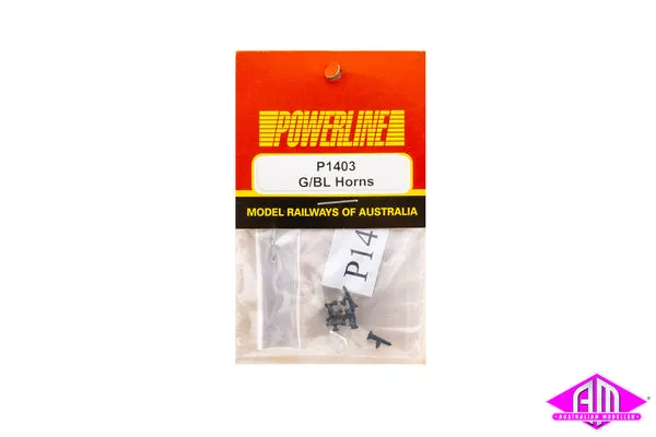 Powerline – P1403 – G/BL Horns (HO Scale)