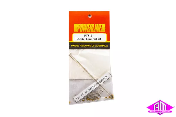 Powerline - PTS-2 - T Class Metal Handrail Set (HO Scale)