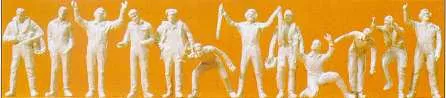 Preiser 67000 1/48 Unpainted Modern German Armed Forces Pilots & Ground Crew (12