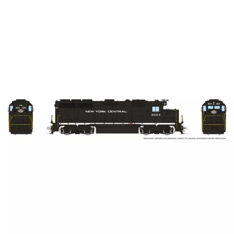 PREORDER Rapido HO 1078027 EMD GP40 DC NYC 3024