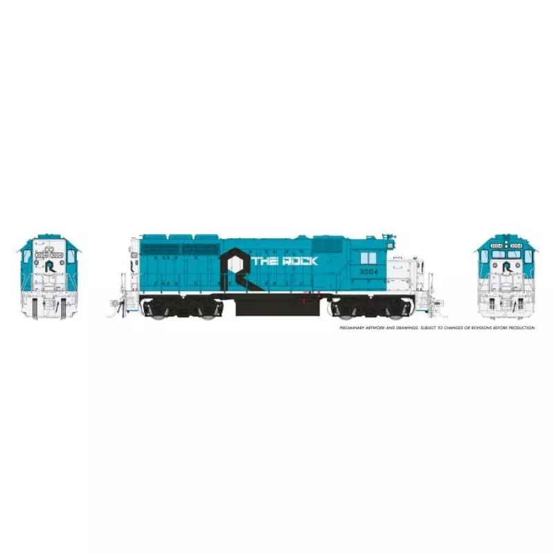 PREORDER Rapido HO 1078032 EMD GP40 DC RI 3004