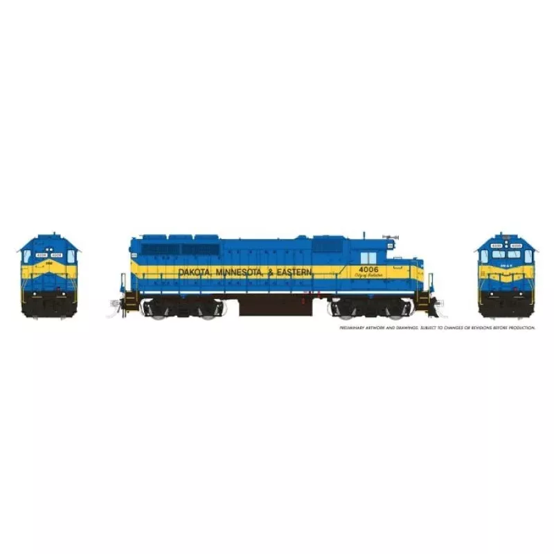 PREORDER Rapido HO 1078510 EMD GP40 DME 4006