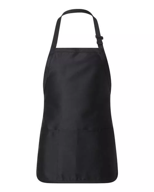 Q-Tees Q4250 Full-Length Apron with Pouch Pocket