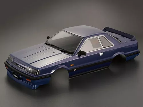 RC 1/10 RC Body Shell NISSAN SKYLINE R31 w/ Light Buckets-BLUE- #48678