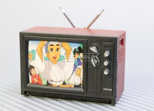 RC 1/12 Scale TV Box TELEVISION Old School (1pc)