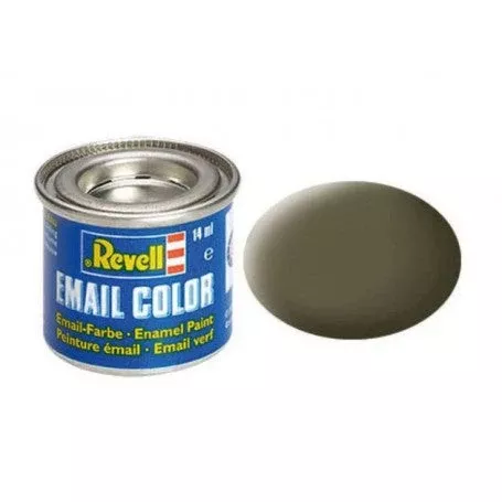 Revell 32146 14ml Enamel NATO Olive Mat Tinlets (6/Bx)