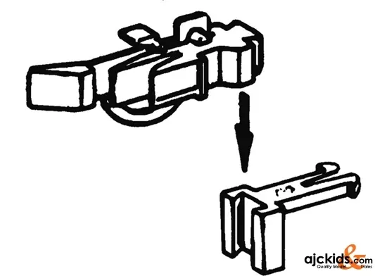 Roco 40287 - Close-couples w/adj height 2 axles