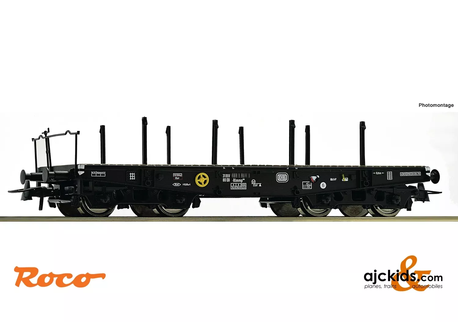 Roco 46380 - Heavy duty flat wagon