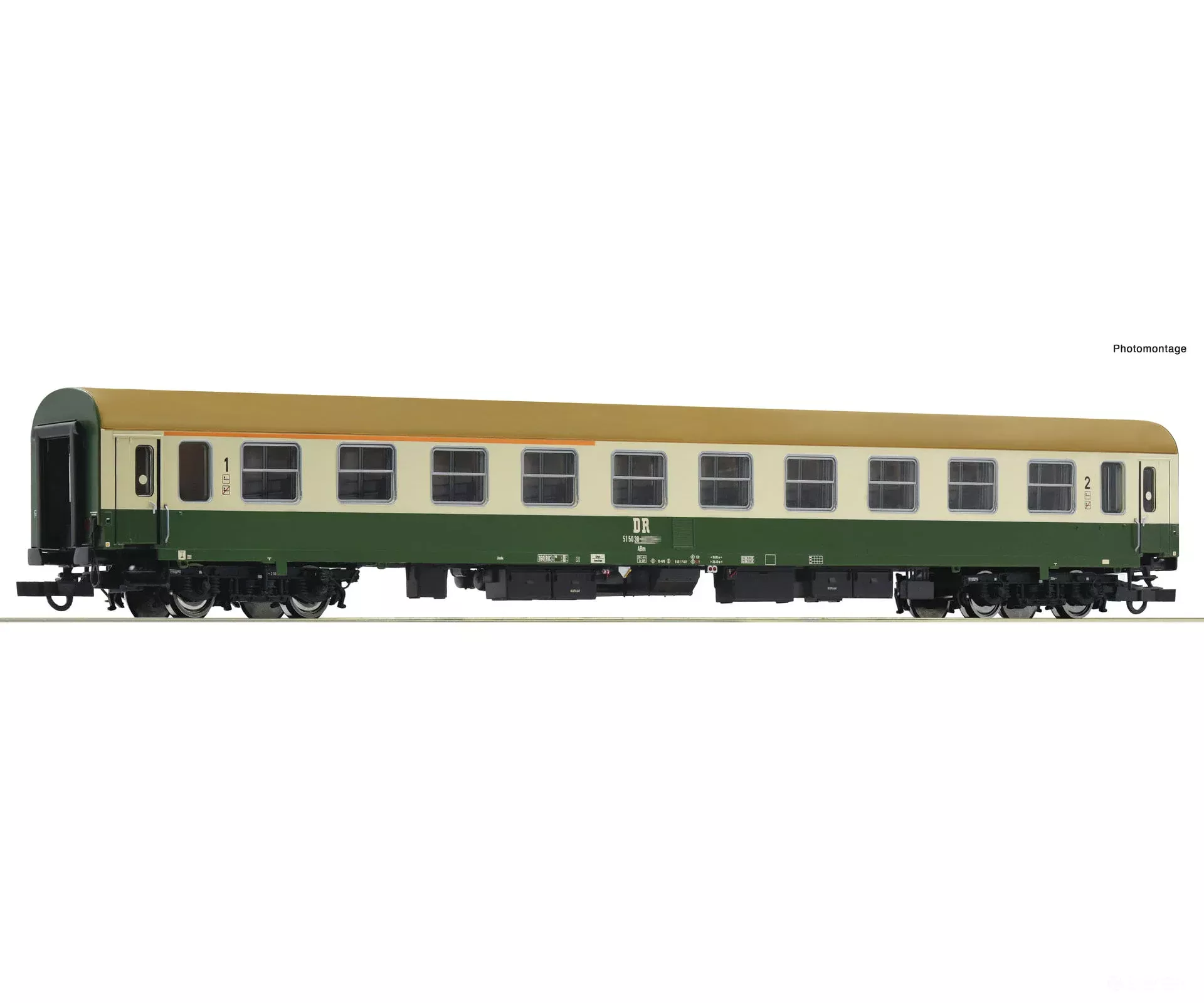 Roco 6200115 HO 1st/2nd class express train coach, DR