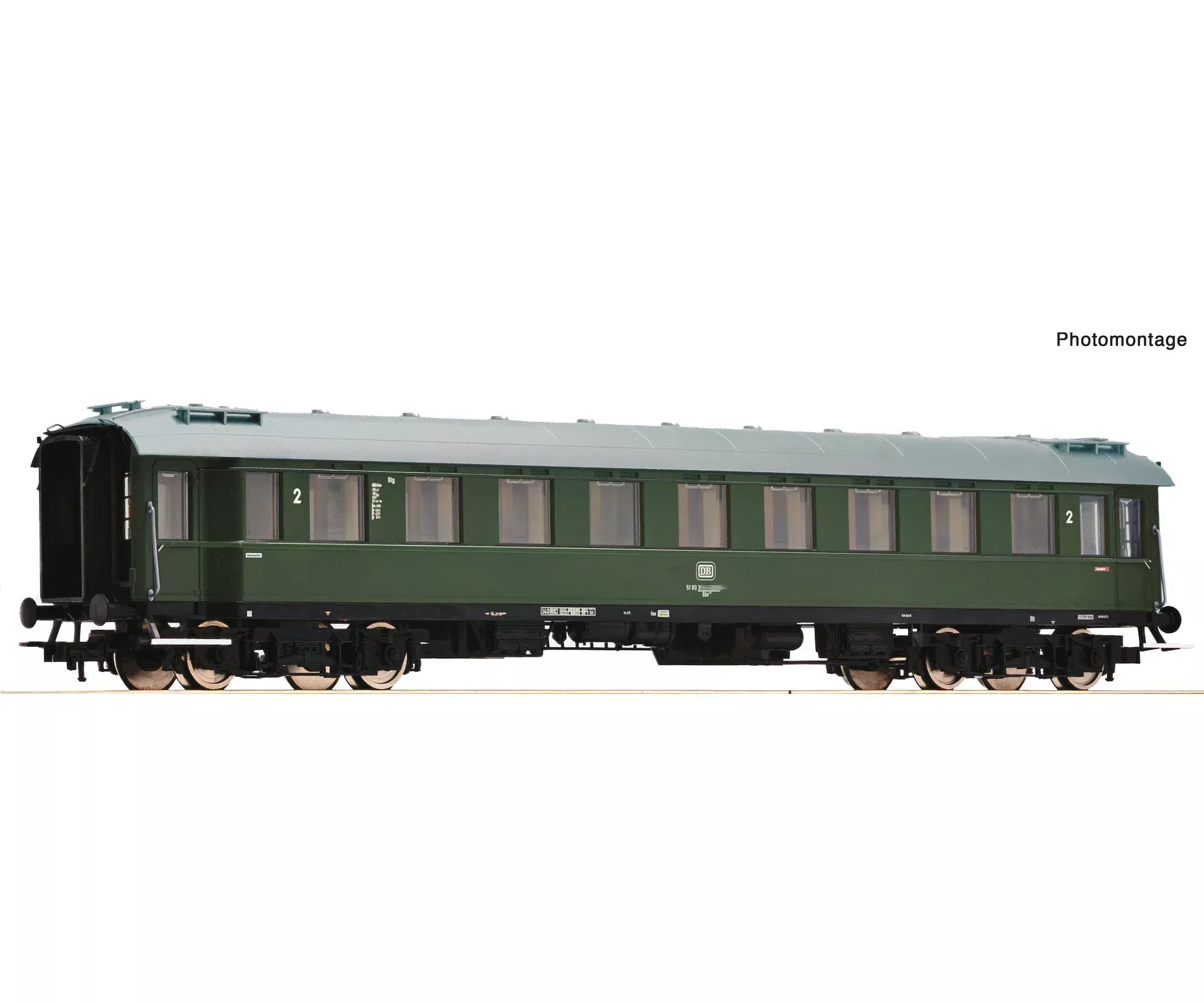 Roco 6200160 HO 2nd class express train coach, DB