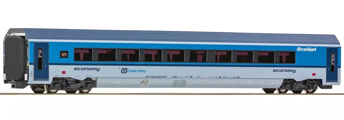 Roco 64697 - 2nd class railjet passenger carriage, CD