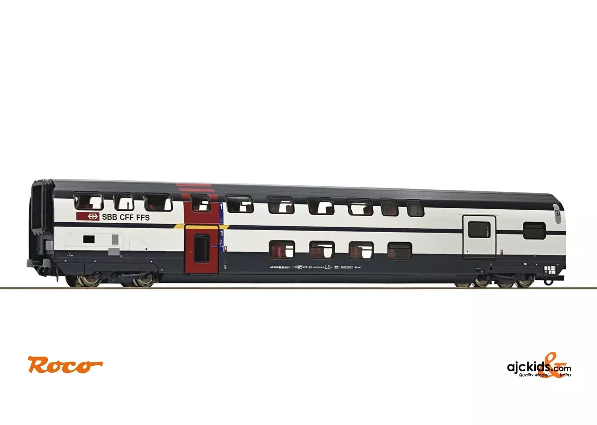 Roco 74501 – 1st class double deck car with luggage compartment SBB