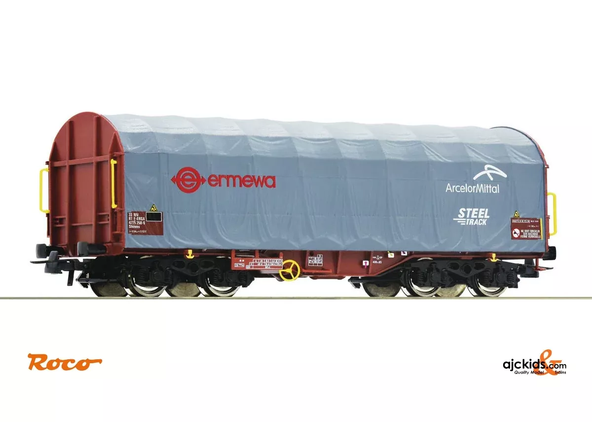 Roco 76447 – Slide tarpaulin Car Ermewa