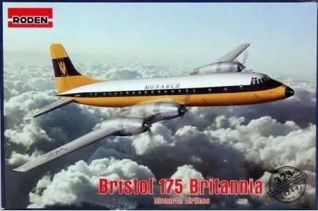 Roden 323 1/144 Bristol 175 Britannia Monarch Airliner
