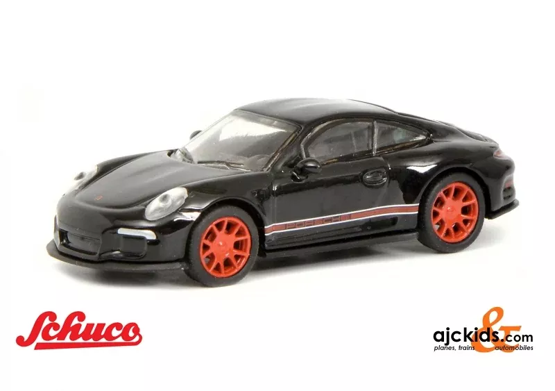 Schuco 452637400 – Porsche 911 R schwarz/rot 1:87