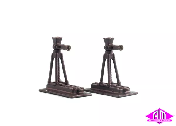 SJ-DPLJ1906 – NSWGR 1906 Pattern Loco Jacks 2pc (HO Scale)