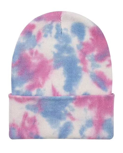“Sportsman SP412 12″ Tie-Dyed Cuffed Beanie”