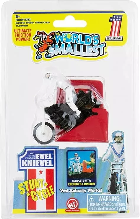 Super Impulse 5312 Worlds Smallest Evel Knievel Stunt Cycle