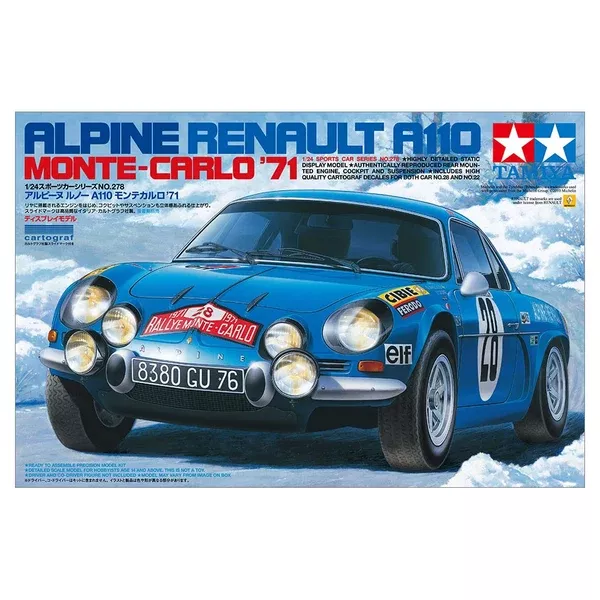 Tamiya 24278 1/24 Alpine A110 Monte-Carlo 1971