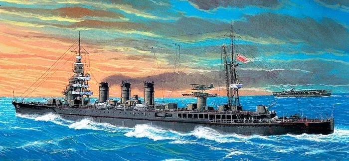 Tamiya 31349 Abukuma Light Cruiser 1:700