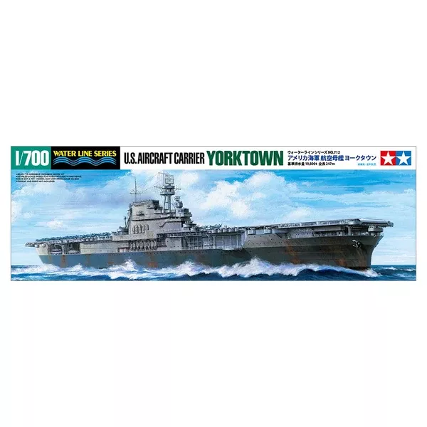 Tamiya 31712 1/700 USS Yorktown Aircraft Carrier