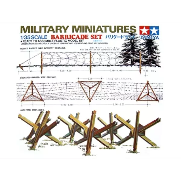 Tamiya 35027 1/35 Barricade Set
