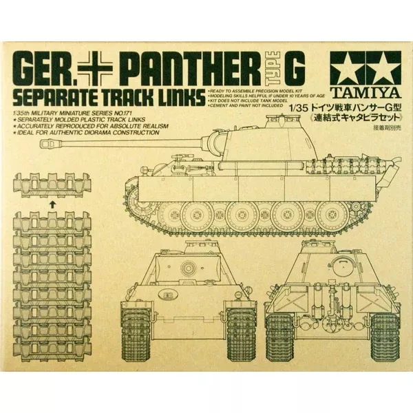 Tamiya 35171 1/35 Panther G Separate Track Links