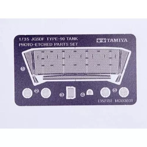 Tamiya 35278 JGSDF Type 90 Tank PE Parts Set