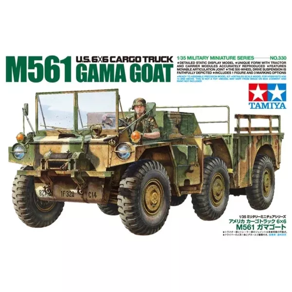 Tamiya 35330 1/35 U.S. 6x6 Cargo Truck M561 Gama Goat