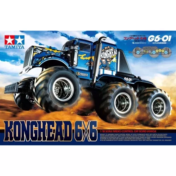 Tamiya 58646 RC 1/18 Konghead 6×6 G6-1 RC Off Road Kit