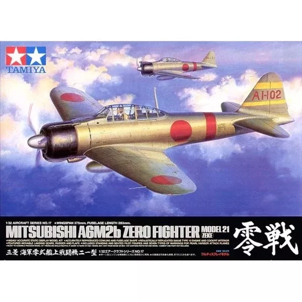 Tamiya 60317 1/32 Mitsubishi A6M2b Zero Type 21 Zeke