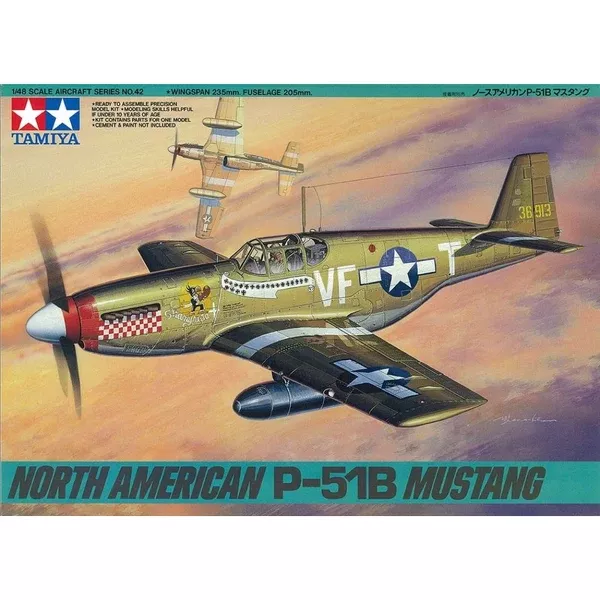 Tamiya 61042 1/48 North American P-51B Mustang