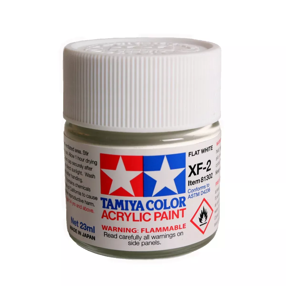 Tamiya 81302 Acrylic Model Paint XF2 Flat White