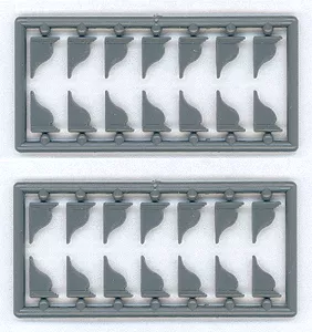 Tichy Train Group 8129 Double "S" Corbels With Top Detailing (28)